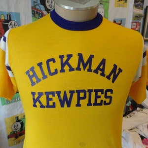 Vintage 70&#39;s Hickman Kewpies Durene Dureen Jersey T Shirt Size S