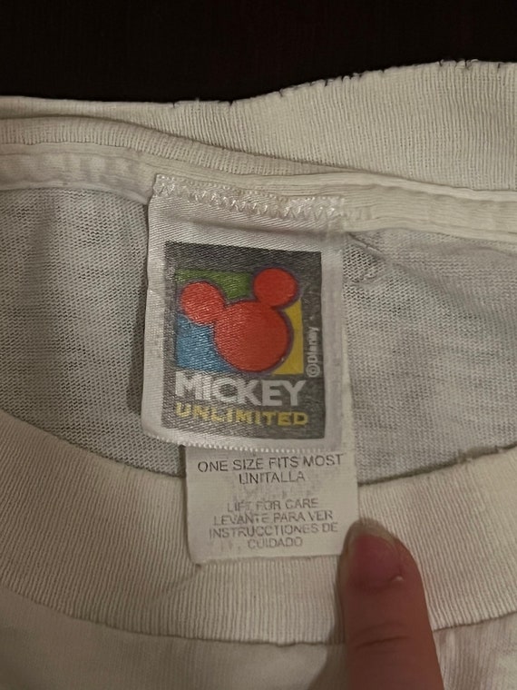 Vintage 90's How to Draw Mickey Nightgown T Shirt XL Gem