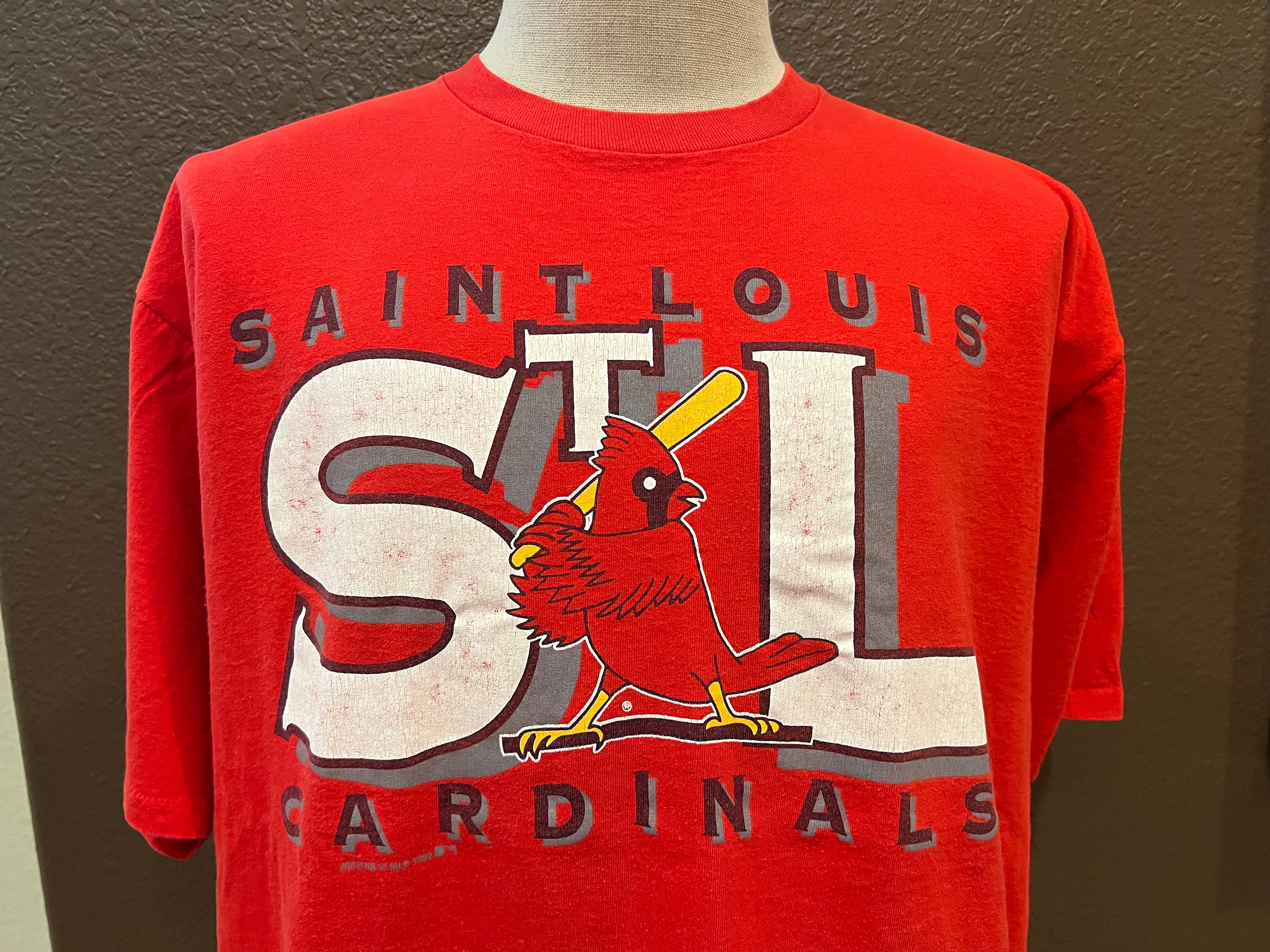 Vintage Stl Baseball Cardinals Shirt, St. Louis Cardinals Long Sleeve  Unisex Hoodie