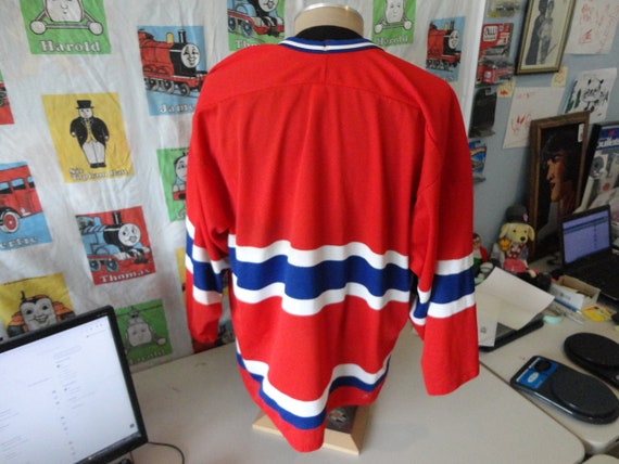 Vintage 90's Montreal Canadiens NHL Hockey Jersey… - image 3