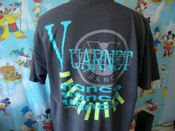Vintage 90's Vuarnet France black 1991 T-Shirt Siz