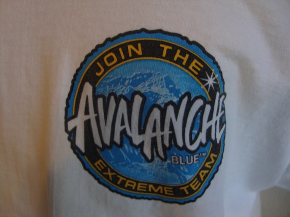 Vintage 90's Join The Avalanche Blue Extreme Team… - image 3