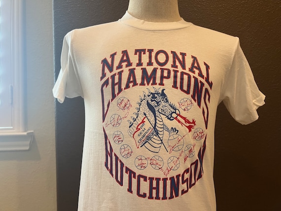Vintage 80's 1988 NJCAA Hutchinson National Champ… - image 1