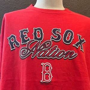 Vintage 2000&#39;s 2003 Boston Red Sox Nation Vs New York Yankees MLB Red T Shirt Size XL