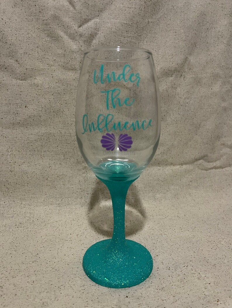 Disney Princess Wine Glass Set Individual Gift Idea Etsy