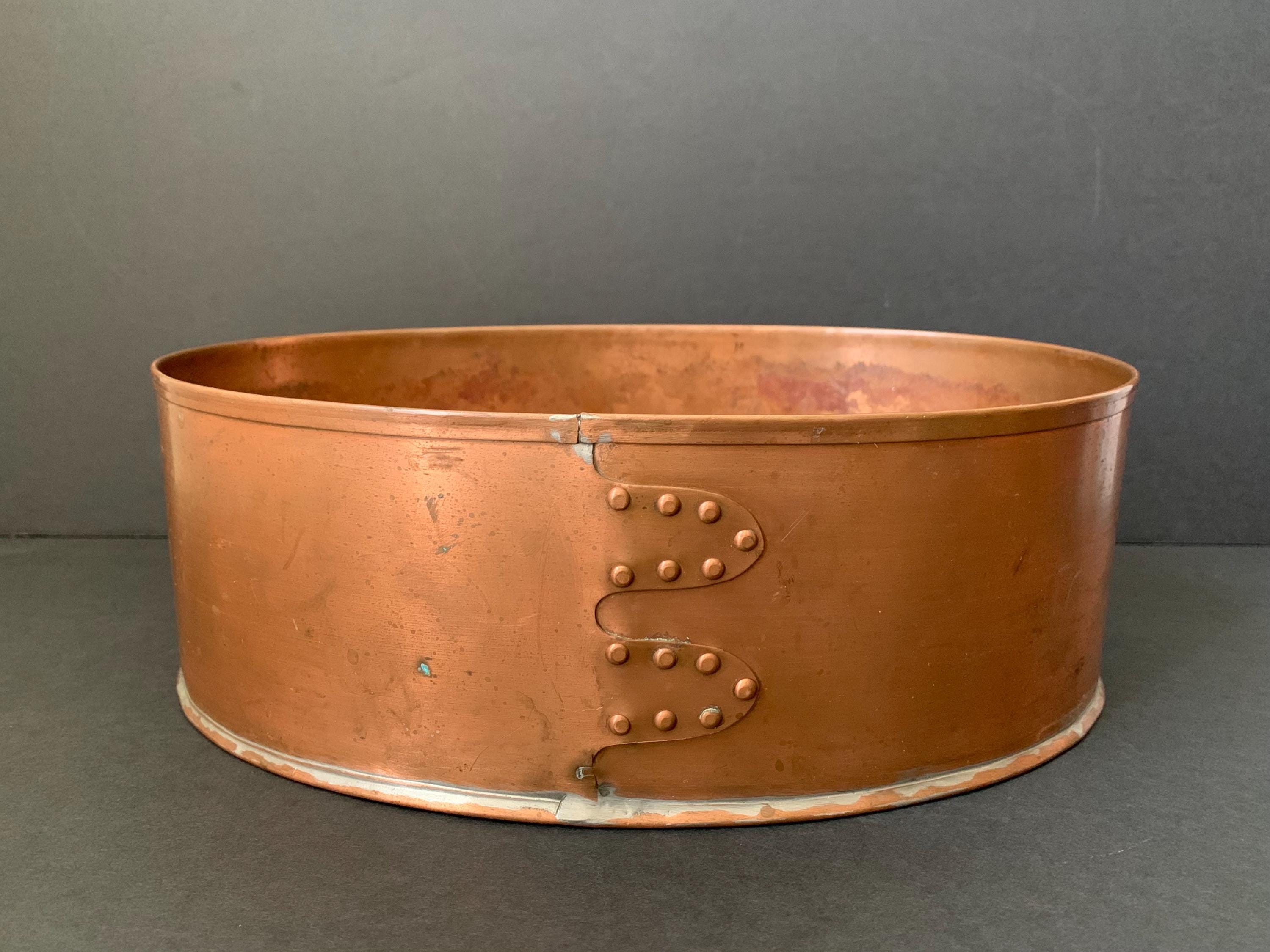 Smith & Hawken Copper Shaker Style Planter, Vintage Solid Copper