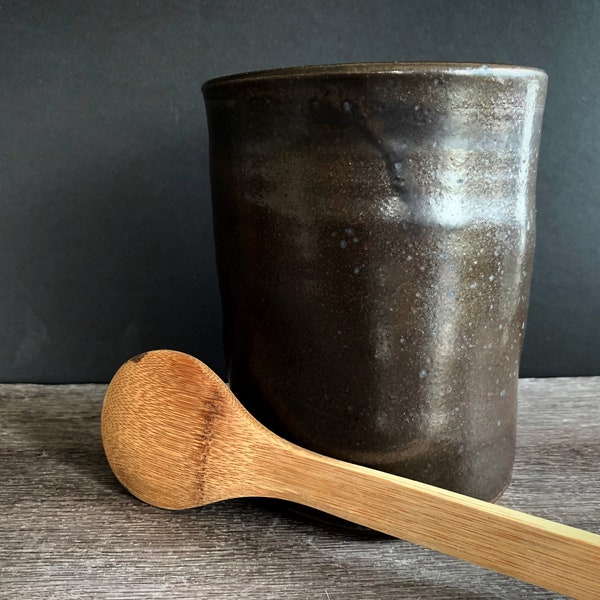 Bronze Glaze Pottery Etsy