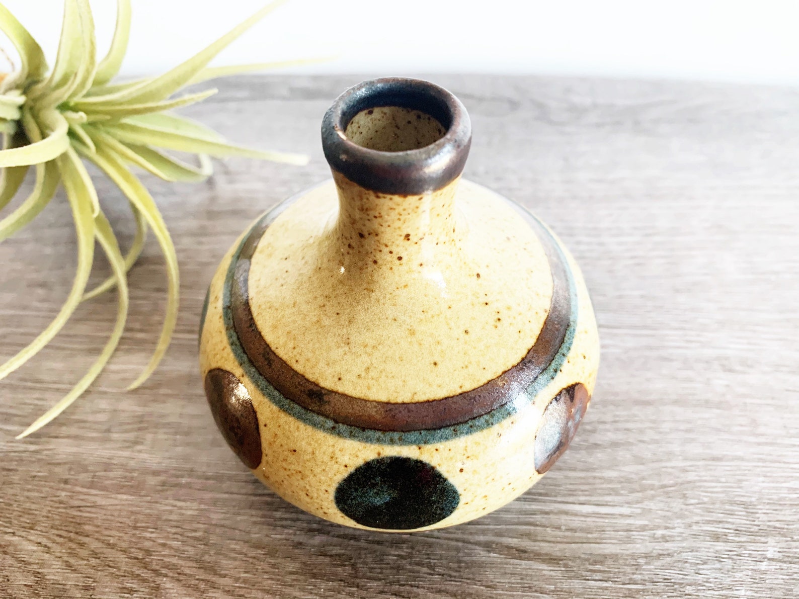 Otagiri Japan Art Pottery Small Vase vintage mid 20th century Etsy