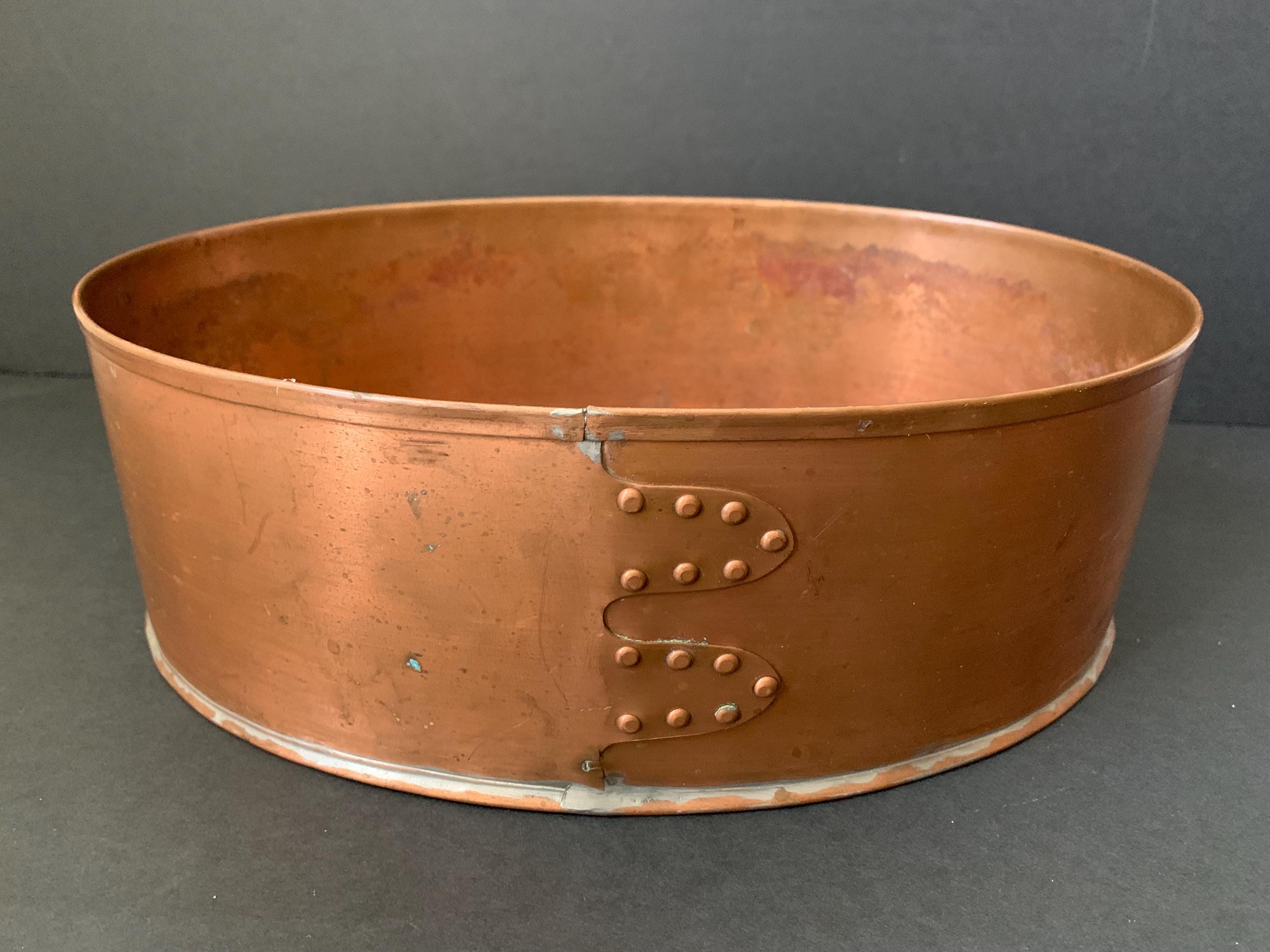 Smith & Hawken Copper Shaker Style Planter, Vintage Solid Copper