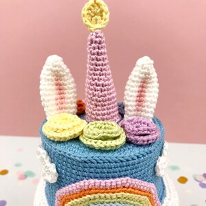 Magic Birthday Cake: CROCHET AMIGURUMI Pattern / Tutorial / Model image 9