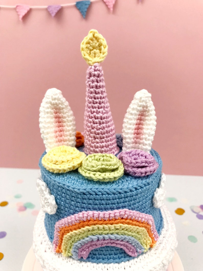 Magic Birthday Cake: CROCHET AMIGURUMI Pattern / Tutorial / Model image 9