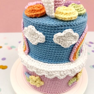 Magic Birthday Cake: CROCHET AMIGURUMI Pattern / Tutorial / Model image 7