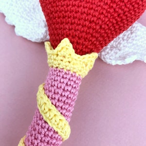 Love Magic wand: CROCHET AMIGURUMI Pattern / Tutorial / Model image 8