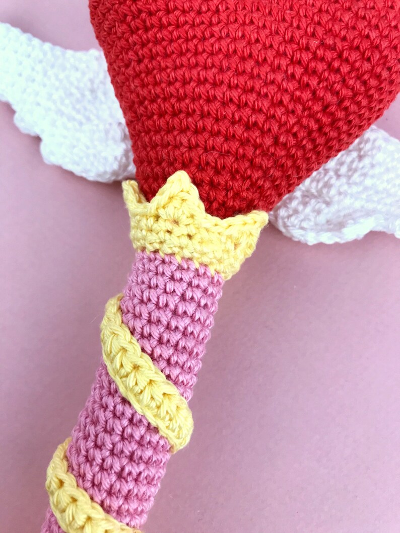 Love Magic wand: CROCHET AMIGURUMI Pattern / Tutorial / Model image 8