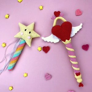 Love Magic wand: CROCHET AMIGURUMI Pattern / Tutorial / Model image 10