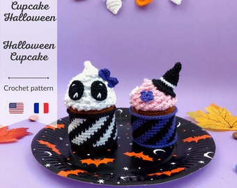 Halloween Cupcakes: CROCHET AMIGURUMI Pattern / Tutorial / Pattern