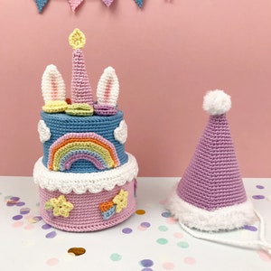 Magic Birthday Cake: CROCHET AMIGURUMI Pattern / Tutorial / Model image 8