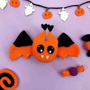 Vampina, Love bat: CROCHET AMIGURUMI Pattern / Tutorial / Model image 9