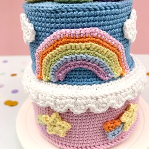 Magic Birthday Cake: CROCHET AMIGURUMI Pattern / Tutorial / Model image 5