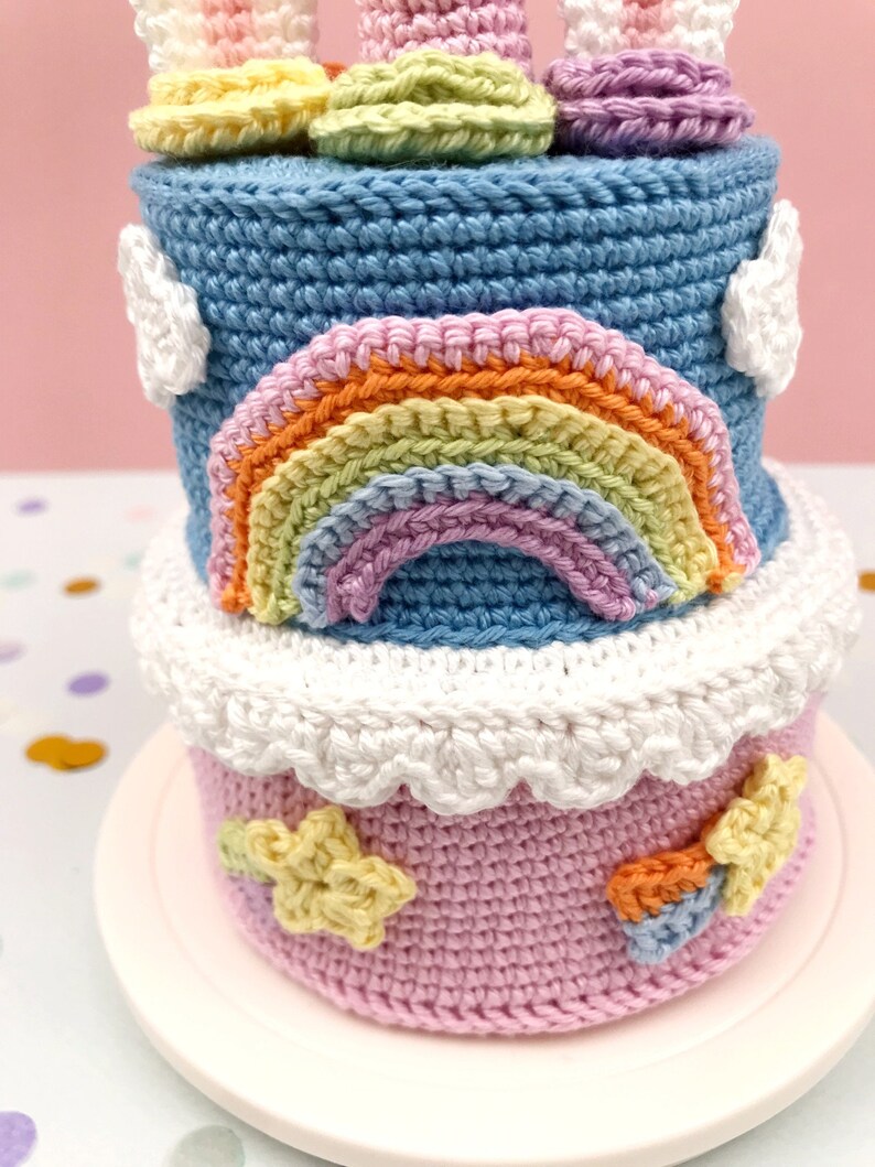 Magic Birthday Cake: CROCHET AMIGURUMI Pattern / Tutorial / Model image 5