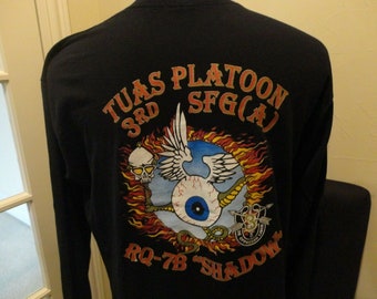 Shadow Of War Adult Ringer T Platoon Shirt