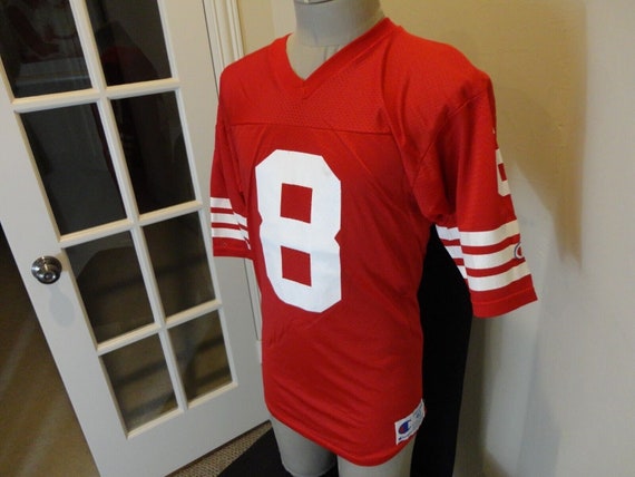 Vtg Red Champion #8 Steve Young San Francisco 49e… - image 2