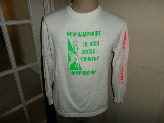 Vtg 80's Tee Jays New Hampshire Cross Country Cha… - image 6