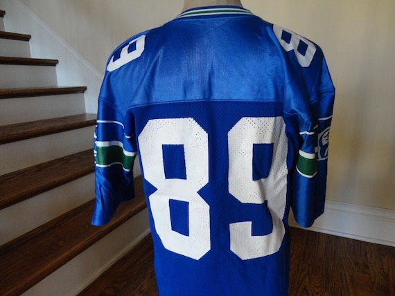 Vtg 80's Seattle Seahawks Brian Blades #89 Blue S… - image 6