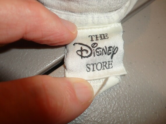 Vtg 90's Gray Embroidered Red Mickey Mouse Disney… - image 7