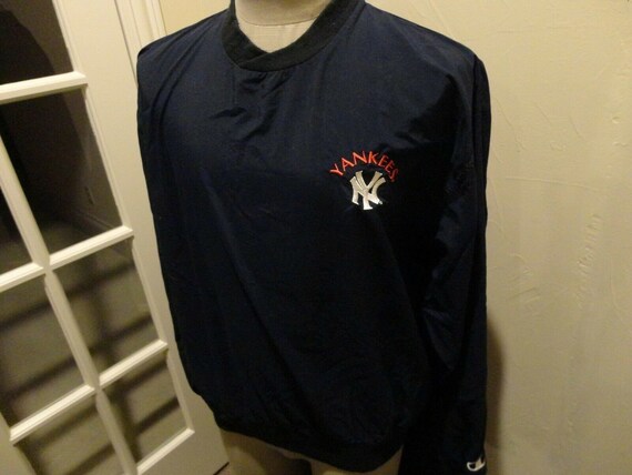 Vtg 90s New York Yankees MLB Baseball Pullover Ny… - image 2