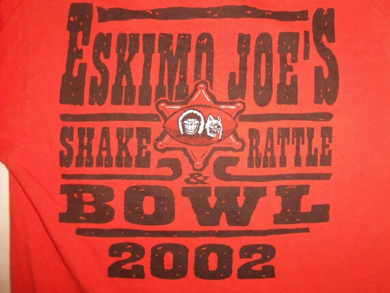Vintage 2002 NCAA OSU Cowboys Eskimo Joe's Shake … - image 3
