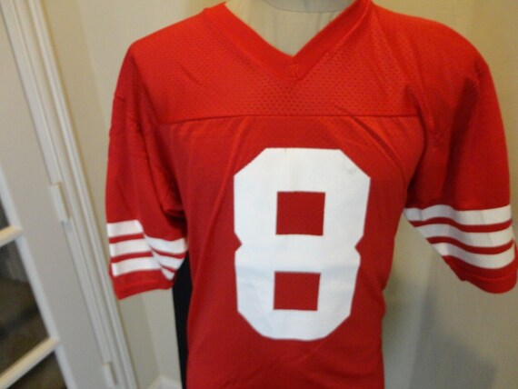 Vtg Red Champion #8 Steve Young San Francisco 49e… - image 4