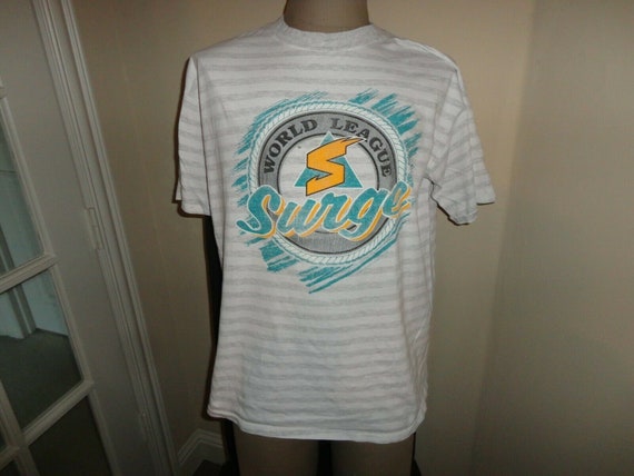 Vtg 90's Sacramento Surge DEFUNCT WFL World Footb… - image 3