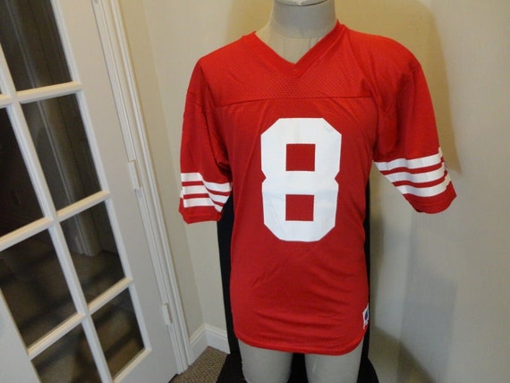 Vtg Red Champion #8 Steve Young San Francisco 49e… - image 1