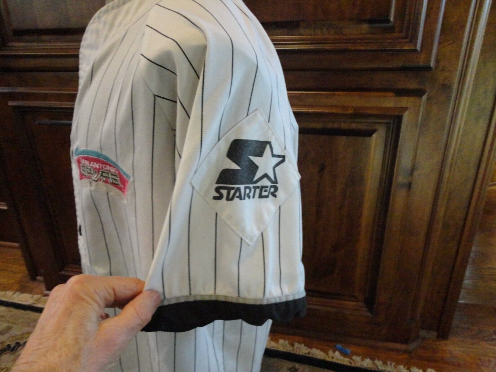 Vtg 90's Starter Sewn San Antonio Spurs BASEBALL Style NBA
