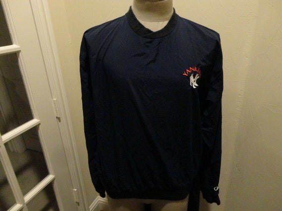 Vtg 90s New York Yankees MLB Baseball Pullover Ny… - image 5