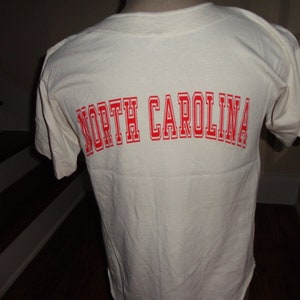 Vtg 80's Velva Sheen Disney Characters North Carolina Tarheels NCAA Jersey Fit S image 5