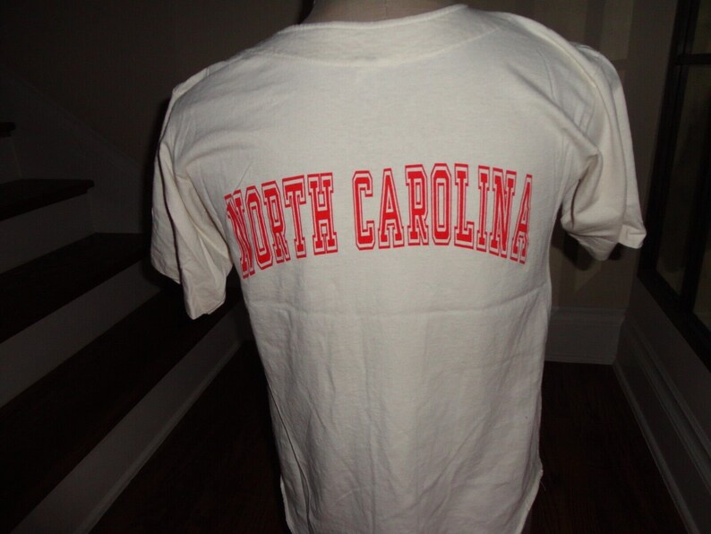 Vtg 80's Velva Sheen Disney Characters North Carolina Tarheels NCAA Jersey Fit S image 5