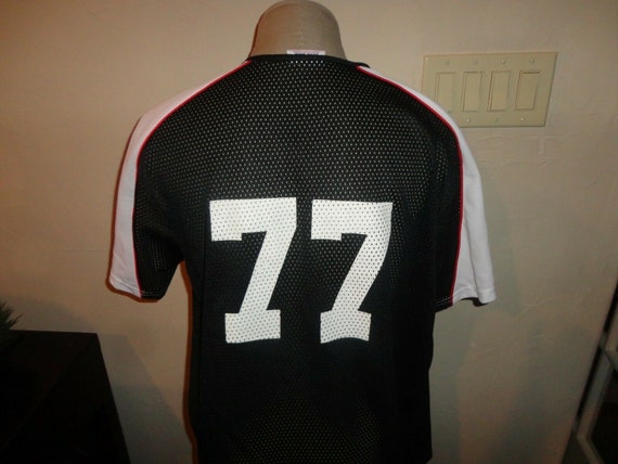 Vtg Black COUGAR BAIT 2 button Baseball Jersey Po… - image 3