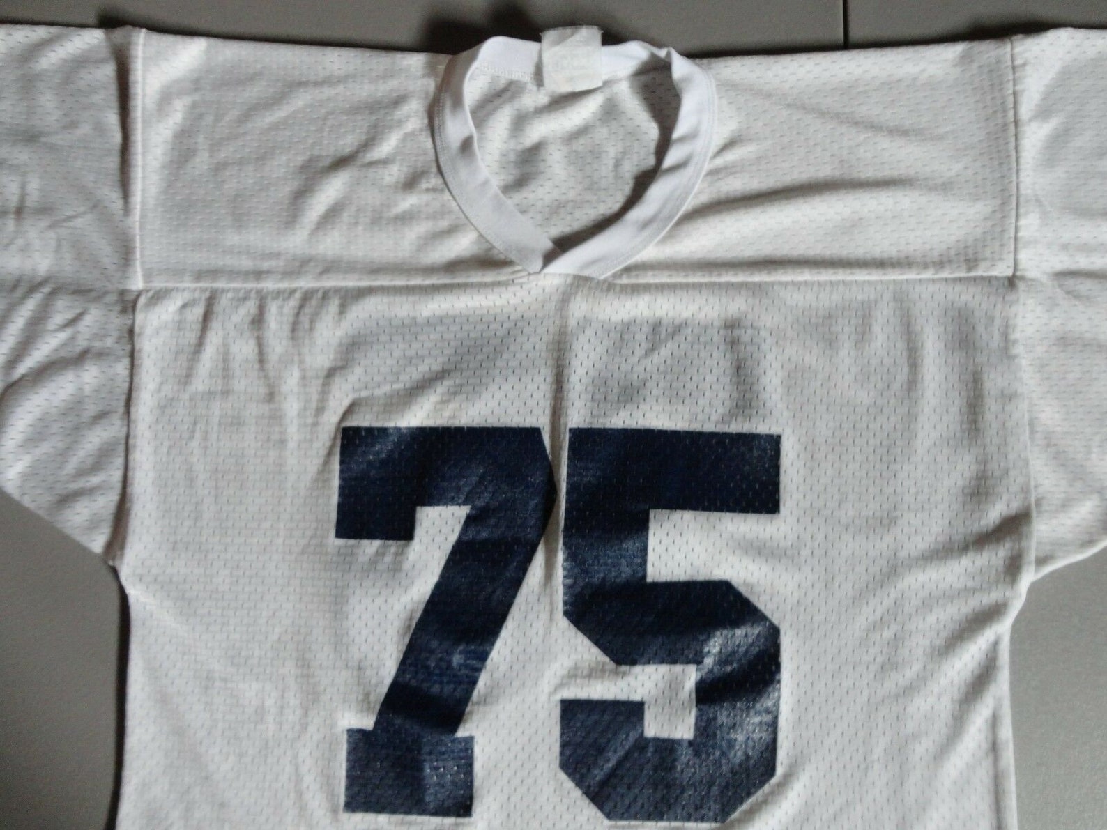 VINTAGE Jethro Pugh 75 Pro Cut Screen Majestic Dallas Cowboys Home NFL ...