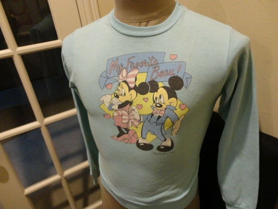 Vtg 80's Rainbow Mickey Minnie Mouse My Favorite … - image 1