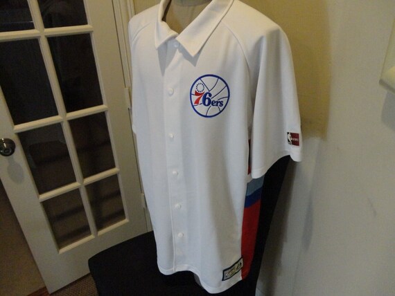VINTAGE HARDWOOD CLASSIC 76ers PHILADELPHIA SIXERS NBA BASKETBALL JERSEY XL Jers