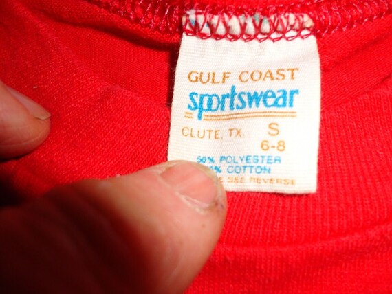 Vtg 80's Gulf Coast Sportswear 50-50 Fox Tribe Sh… - image 7