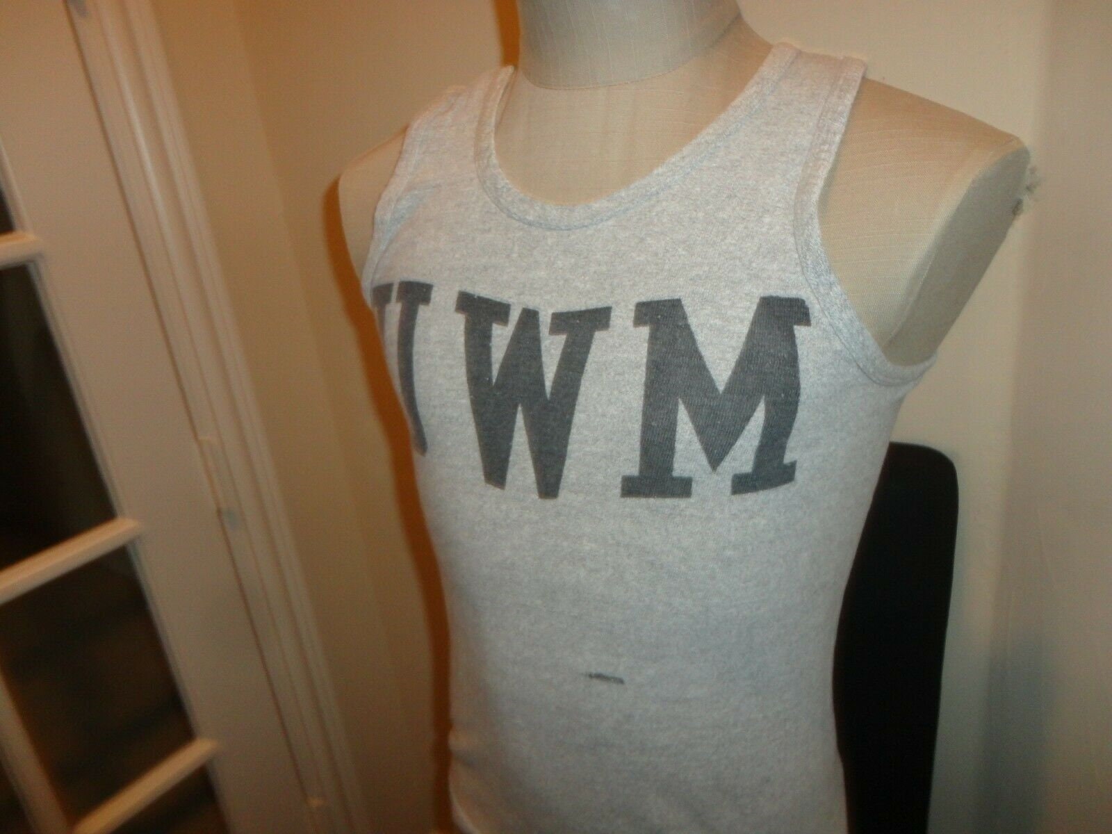Vtg 80's Champion Blue Bar UWM Wisconsin-Milwaukee Panthers 50-50 Tshirt Fits S
