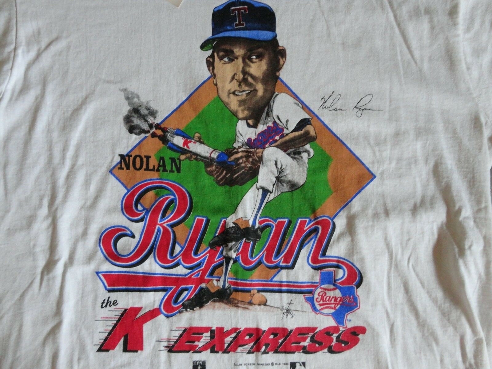 Vintage Texas Rangers Nolan Ryan 1991 Shirt Size Medium(tall) – Yesterday's  Attic