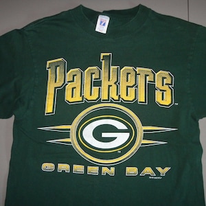 Green VINTAGE 1996  Green Bay Packers NFL Football t-Shirt Fits Adult M