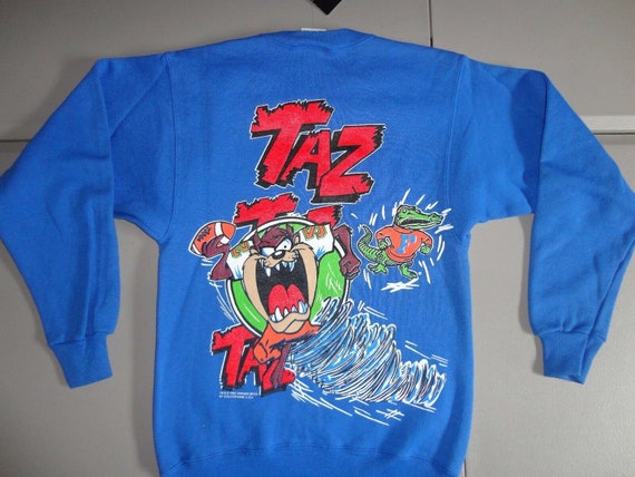 New Vintage 2 Sided Looney Tunes TAZ Florida Crew… - image 2