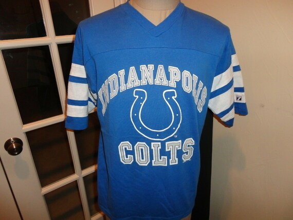 Vtg 90's Blue Indianapolis Colts  50-50 NFL Jerse… - image 2