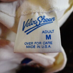 Vtg 80's Velva Sheen Disney Characters North Carolina Tarheels NCAA Jersey Fit S image 6