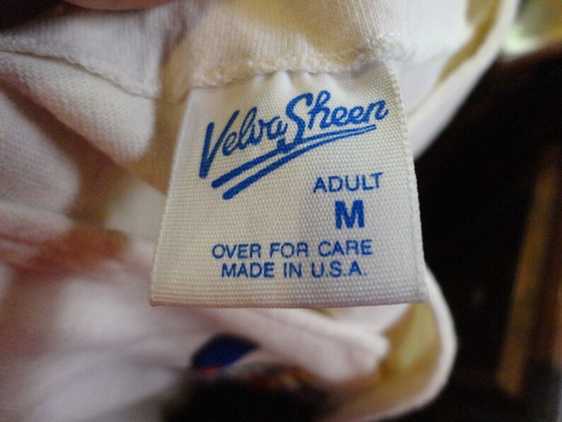 Vtg 80's Velva Sheen Disney Characters North Carolina Tarheels NCAA Jersey Fit S image 6